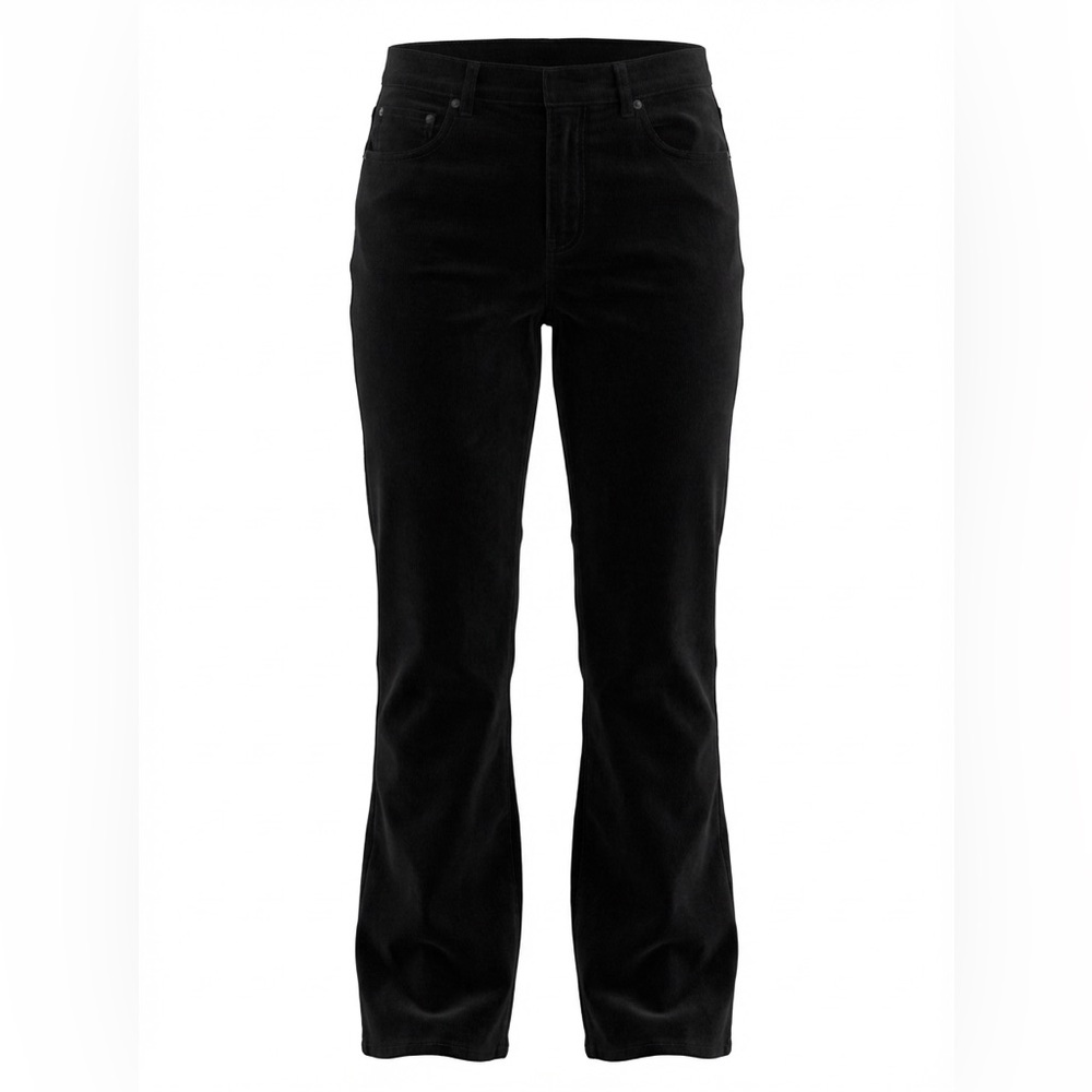 Ralph Lauren Black Corduroy Flare Women's Pants size 8